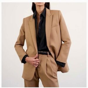 Nili Lotan Camel Women’s Jacket Blazer Size 0